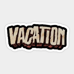 Vacation Sticker